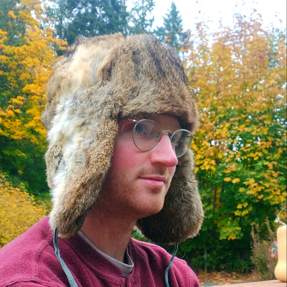 Vintage Real Rabbit Fur Hat: Linda